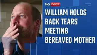 Prince William visibly moved during reunion with bereaved mother
