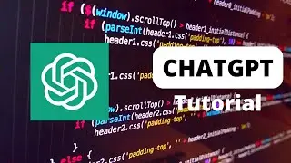 How to use ChatGPT | Coding tutorial!
