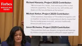 Jayapal Slams Trump For Appointing Project 2025 Authors, Reads Racist Remarks Made By Contributors