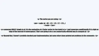 C Programming: How to calculate Pi to 4th decimal place?