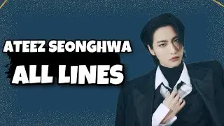 Every ATEEZ Song But It's Only Seonghwa's Lines (Updated Version Available)