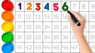 123 Numbers, learn to count, One two three, 1 to 20, 1 to 100 counting, abc, alphabet a to z - 541