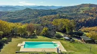 A Restored Stone Farmhouse in the Umbrian Hills