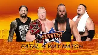 !!WWE SUMMERSLAM 2017 !!CONFIRMED PREDICTIONS AND WINNER!!