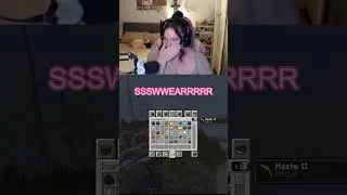 Oops accidentally said a bad word on stream! #minecraft #smp #jumpscare