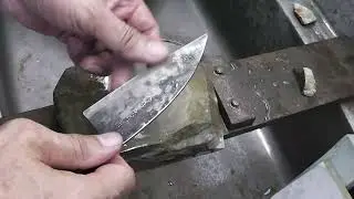 錆の浮いた包丁研ぎ直し