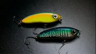 Making a Tuna Pattern Stickbait (Wooden Lure)