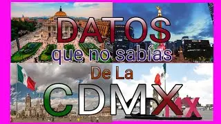 22 Datos que NO sab&iacute;as de la CDMX! 💡| OswaldoTv Ideas