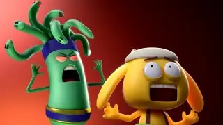 Chased By A Snake Infested Monster | AstroLOLogy | Anime | Cartoons For Kids | AstroLOLogy