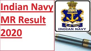 Indian Navy MR Result 2020 Released