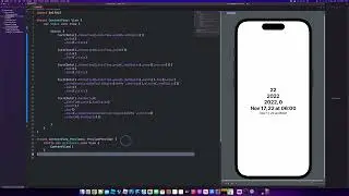 Xcode Show Date, Time and Year live