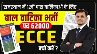 बाल वाटिका भर्ती 2026 । पूर्व प्राथमिक शिक्षक भर्ती 2026 - 27 । New teacher Vacancy 2026 । पद 62000