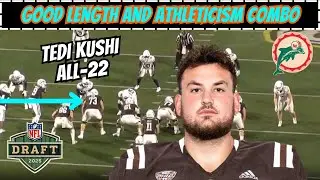Film Breakdown: Tedi Kushi Shows Swing Tackle Potential for the Miami Dolphins