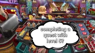 Completing a daily quest with level 5? 🤔 😱 Cooking Fever 2025 Daily Quests 001 💎