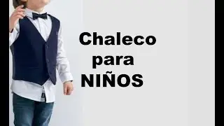 Como hacer Chaleco formal