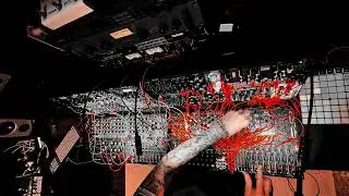 VHIKKX and BOHM kicking it #eurorack #techno #trippytechno #electronicmusic #modularsynth #synth