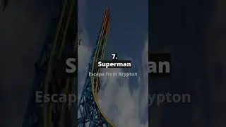 Top 10 Fastest Roller Coasters #shorts #rollercoaster #top10