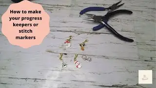 How to make progress keepers or stitch markers | Bflycrochet |