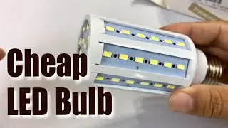 Cheap TOOGOO E27 2400Lm LED Corn Light Lamp Bulb Review