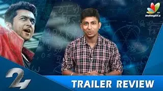 24 Trailer Reaction | Surya, Samantha | Review