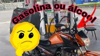 Será que vale a pena usar álcool na moto .