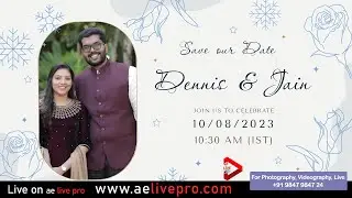 Wedding Ceremony: Dennis & Jain | 10.08.2023 | AE LIVE PRO