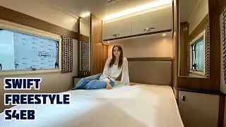 Обзор дома на колесах с полноценной спальней / Swift Freestyle S4EB