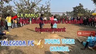 2nd round penalty kick | Talegoda FC 🆚 Young Tiger Chandil | At-ABC Bishrampur Football tournament 