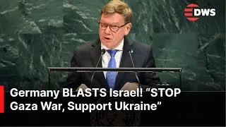 Germany's FM Full Fiery UN Address: Gaza War Criticism, Two-State Push & Ukraine Vow | AC1E