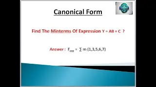 Convert Boolean Expression To Minterms (SOP) | Canonical Form | SOP