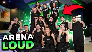VISITAMOS A NOVA ARENA DA LOUD PELA PRIMEIRA VEZ!!