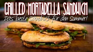 Gegrilltes Mortadella Sandwich - Ein bisschen Italien auf dem Grill #grillen #sandwich #kochen #bbq