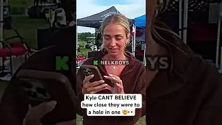 Kyle CANT BELIEVE how close they were to a hole in one 🤯👀#kyle #nelkboys #kick #streamer #funny