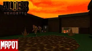 АЛИЕН СЕКРЕТТА ☠ Alien Vendetta MAP01: Sunset