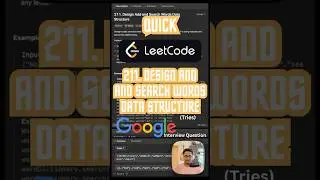 [Part 1] Design Add and Search Words Data Structure - Leetcode 211 - Javascript (Quick)