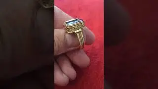 Roman Warrior Signet Ring Onyx 18KT Gold by Joller Jewels