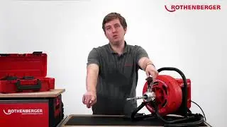 RODRUM VarioClean, ROTHENBERGER  nouveau déboucher éléctrique à tambour fonctionnant sur batteire
