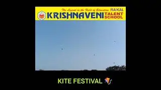 Krishnaveni talent school raikal kite festival celebrating video