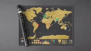 Scratch Map Deluxe by Luckies