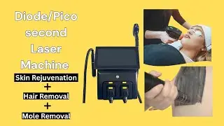 How to Use Picosecond Laser Machine for Mole Removal, Tattoo Removal, Hair Removal,Skin Rejuvenation