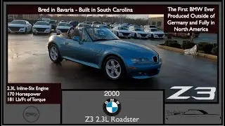 BMW Z3 2.3 Roadster 2000 года | Подробный обзор | Выращен в Баварии, собран в Южной Каролине | GoldenEye
