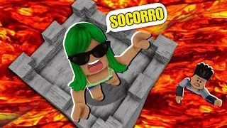 O CHÃO É LAVA| ROBLOX - BIBI TENEBROZA