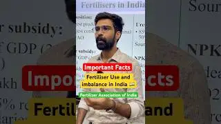 Fertiliser & its use in India | Production, Consumption & Nutrient Imbalance use in India