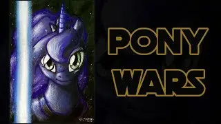 Jedi Princess Luna speedpainting (MLP & Star Wars fan-art)