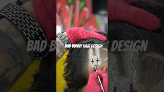 Bad Bunny Hair Design #barber #hairstyle #haircut #hair #arizonabarber