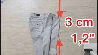How to shorten the crotch quickly. Simple - Save money.