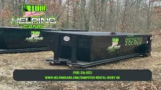 Dumpster Rental Bixby OK - Helping Cans, LLC - 918-216-0151