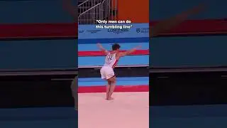 She's so powerful💪 #gymnastics #floor #tumbling #olympics