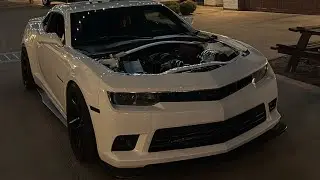 Procharged 2015 Camaro SS With A Big Red Blow off Valve