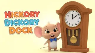 Hickory Dickory Dock 🐭 | Nursery Rhymes for Babies & Toddlers | Baby Songs by Engineer Beast